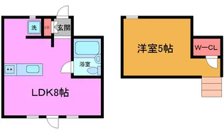 カーサハーツ【1階】の間取り