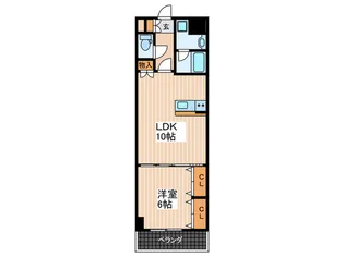 広島県広島市中区西白島町【マンション】の間取り
