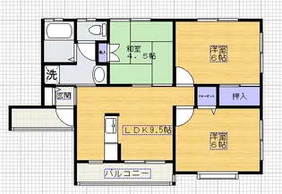 ウィンドミル波崎壱番館【2階】の間取り