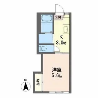 ライラックA【2階】の間取り