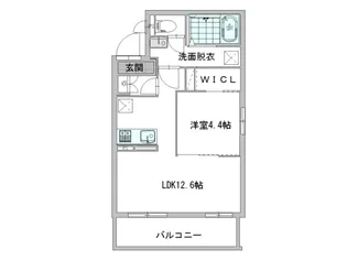 クエント【1階】の間取り