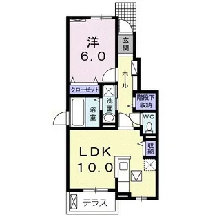 プロムナード【1階】の間取り