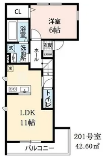 クララドムス【2階】の間取り