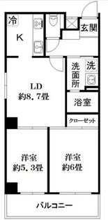 クリダイマンション【4階】の間取り