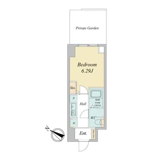 グランカーサさいたま新都心【1階】の間取り