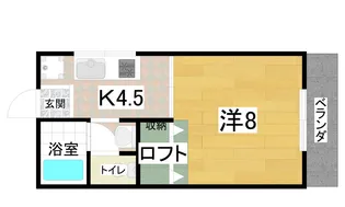 コーポ若木【2階】の間取り