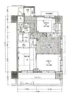 ロイヤルプラザ浅草【12階】の間取り