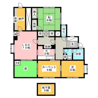 Green House【1階】の間取り