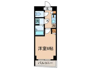 スカイコ-ト後楽園WEST【7階】の間取り