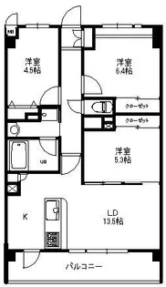 クレール大洲【2階】の間取り