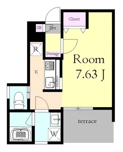 イルヴィアーレ成増ヒルズB棟【1階】の間取り