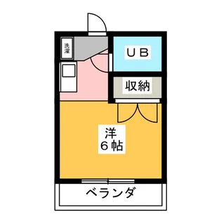 シャンポール渡辺【1階】の間取り