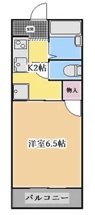 サンリバーかわきん【2階】の間取り