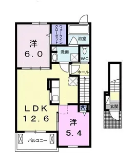 グランドビュー国府 II【2階】の間取り