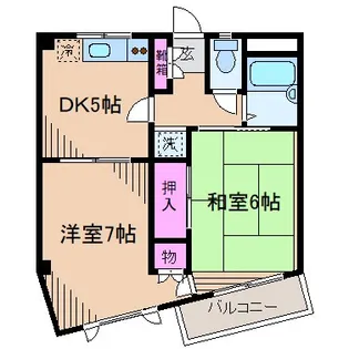 レジデンツア元住吉【3階】の間取り