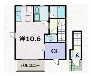 サニーハウス【2階】の間取り
