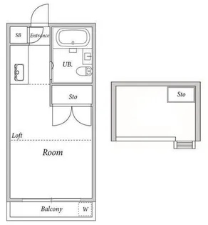 スカイクルーズ中台【1階】の間取り