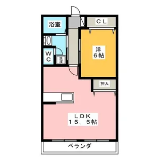 豊田ビル伊勢スカイマンション【2階】の間取り