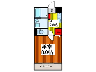 Villa Caline【2階】の間取り