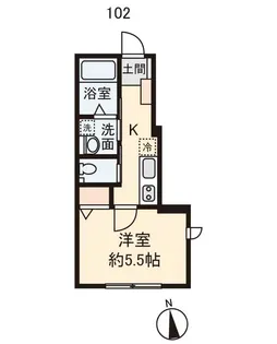 松見ヶ丘テラス【1階】の間取り