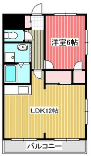 ドミール並木【1階】の間取り