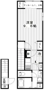 インフィニティパレス【2階】の間取り