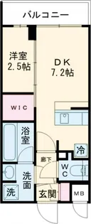 アジールコート豪徳寺【3階】の間取り