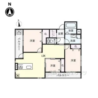 アイメゾン誓願寺【3階】の間取り