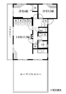 ブルーメンハイツ【2階】の間取り