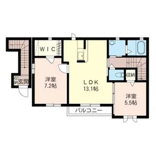 キャロッツE(今泉町)【2階】の間取り