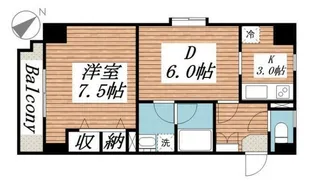 サンアーバン目黒【7階】の間取り