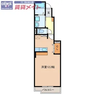 K・Y JADE【1階】の間取り