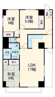 V.I.P.ロイヤル氷川台【10階】の間取り