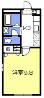 ジュネス下落合【1階】の間取り