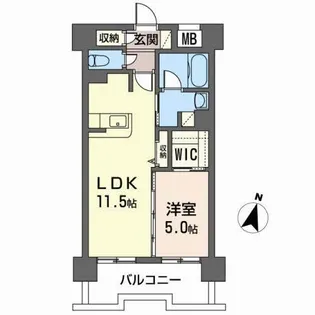 シャーメゾンステージ 広瀬通【10階】の間取り