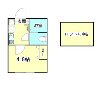 メイプルハウス横濱【1階】の間取り