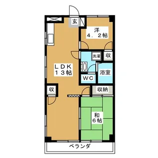 メゾン・ド・フォーレ【3階】の間取り