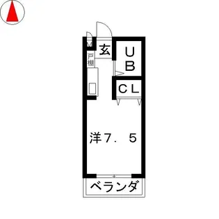 メゾン・ド・オルティ【3階】の間取り