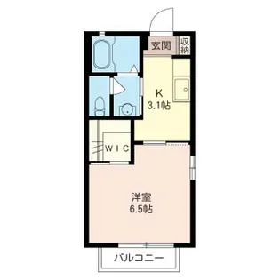 アーバンハイムA【1階】の間取り