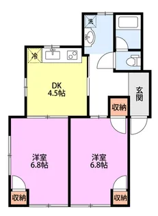 シンフォニー・マツバラ【2階】の間取り