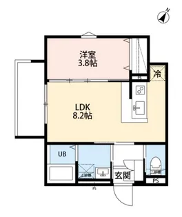 Lumina East【2階】の間取り