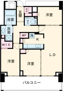 ベイシティタワーズ神戸WEST【6階】の間取り