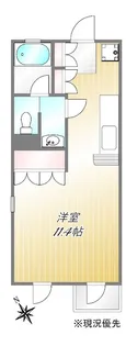 ウイングローブアネックス【1階】の間取り