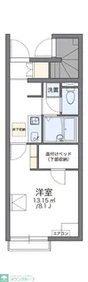 レオネクストプルメリアA【2階】の間取り