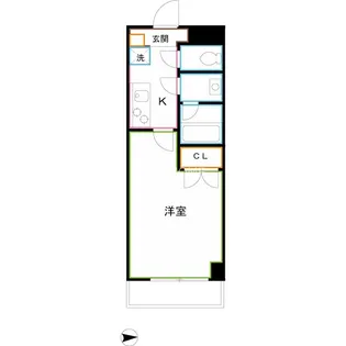 ジャルダンM・K【1階】の間取り