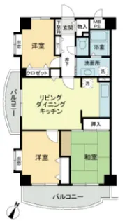 ビューハイツ高山【6階】の間取り