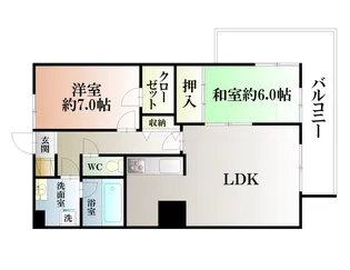 クリオ横須賀中央弐番館【10階】の間取り