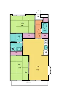 ジュネパレス向井【3階】の間取り