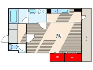 Chiaro Grande【4階】の間取り