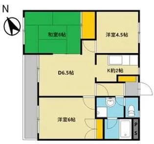 メゾンドレーブ【3階】の間取り